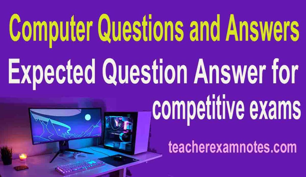 computer questions and answers