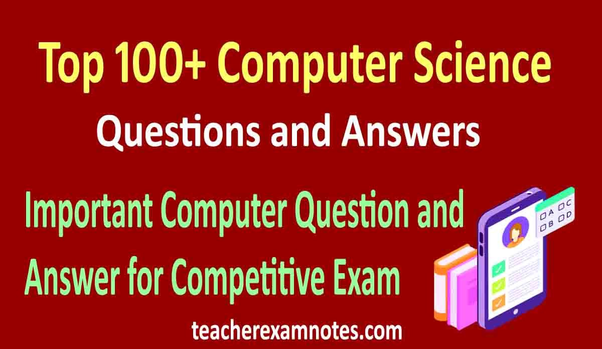 Important Computer Question and Answer for Competitive Exam