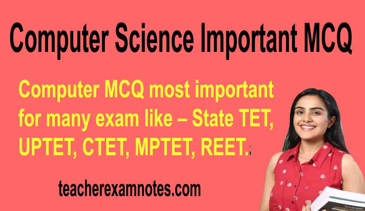 Computer Science MCQs with Answers
